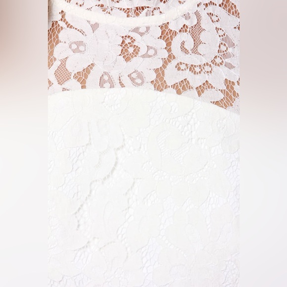 Keepsake Run the World Ivory White Lace Dress Small NWOT Bridal Graduation - Picture 6 of 6